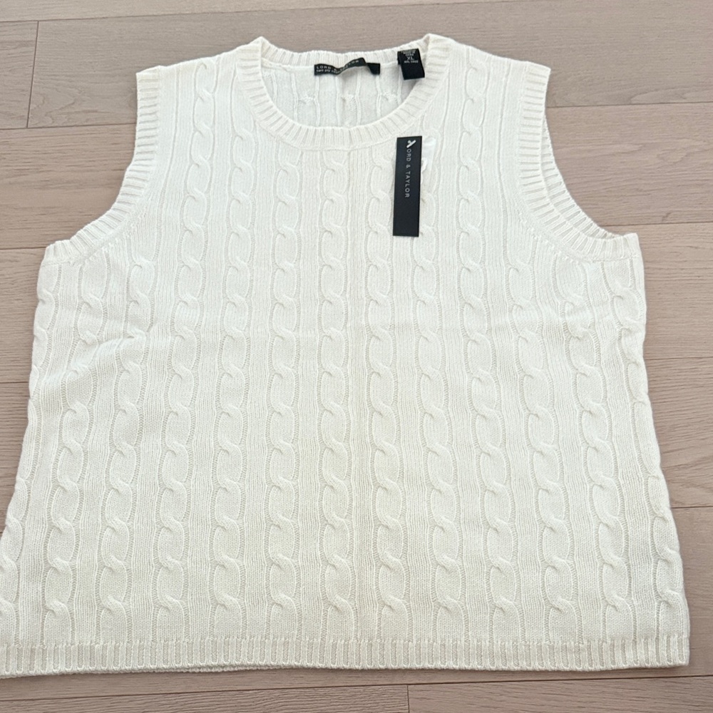 Lord & Taylor Cashmere Vest